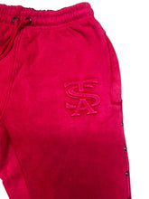 Load image into Gallery viewer, True Struggle “WAR” Lightweight Set (Red Acid Wash)