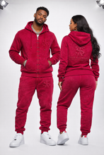 Load image into Gallery viewer, True Struggle “WAR” Lightweight Set (Red Acid Wash)