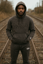 Load image into Gallery viewer, Brown Acid Wash Sweatsuit
